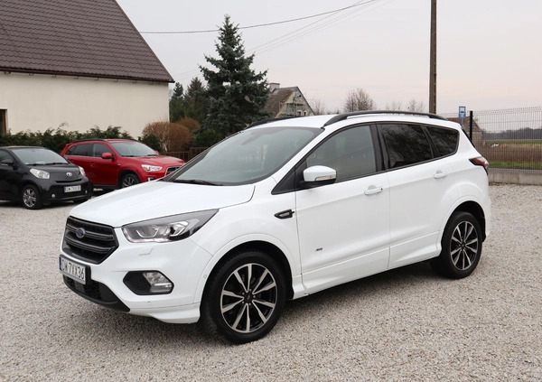 Ford Kuga cena 88500 przebieg: 62000, rok produkcji 2018 z Ząbkowice Śląskie małe 172